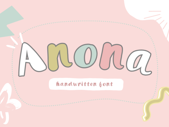 Anona: A Sweet Handwritten Font for Romantic Digital Designs