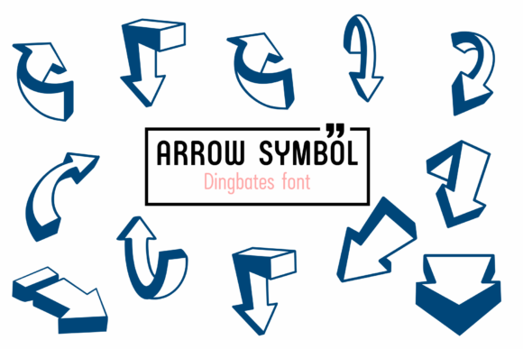 Arrow Symbol: A Bold Dingbats Font for Directional Campaign Design