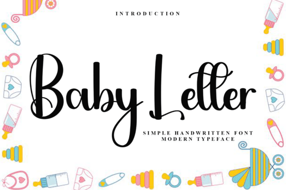 Baby Letter: A Beautiful Script Font for Elegant Editorial Design