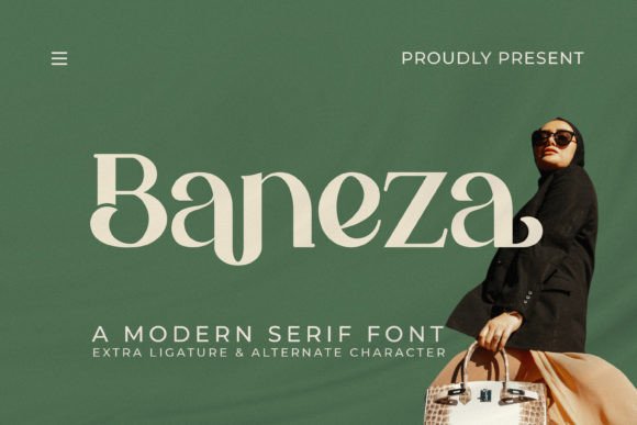 Baneza: A Premium Serif Font for Modern Web Design Projects