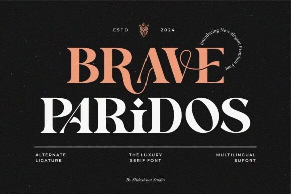 Brave Paridos: A Serif Font That Elevates Handmade Design and Branding