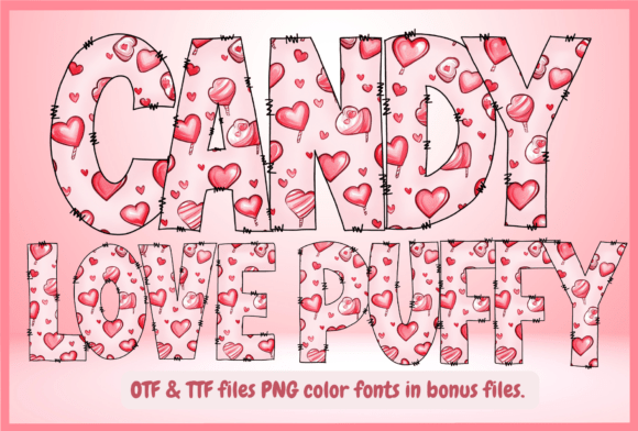 Candy Love Puffy Font: Sweetening Web Design with Playful Typography
