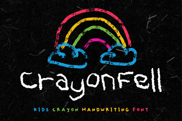 Crayon Fell: A Playful Handwriting Font for Creative Editorial Design