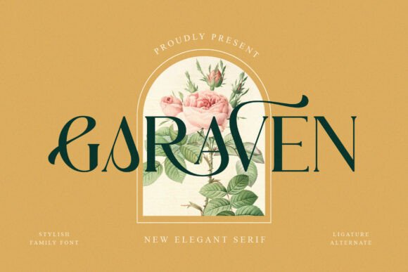 Garaven: A Modern Serif Font for Elegant Web and Brand Design