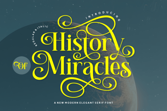 History of Miracles Font: Elevating Handmade Design with Timeless Elegance
