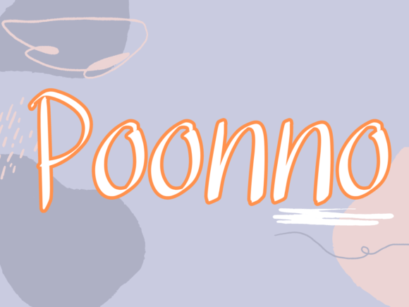 How Poonno Font Transformed My Campaign Visuals with Sweet, Handwritten Charm