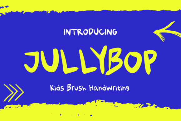 Jullybop: A Playful Kids Brush Handwriting Font for Creative Makers