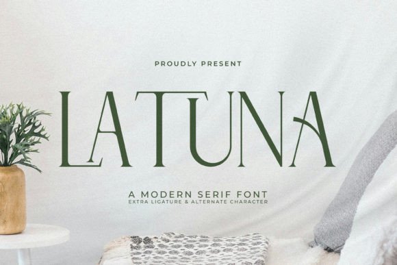 Latuna: A Modern Serif Font That Elevates Campaign Visuals