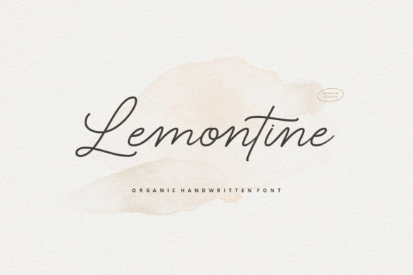 Lemontine: A Feminine Script Font for Modern Editorial Design
