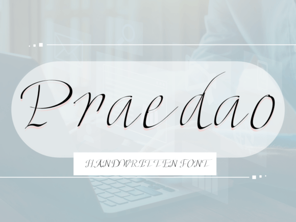 Praedao: A Sweet Handwritten Font for Digital Branding and Web Design