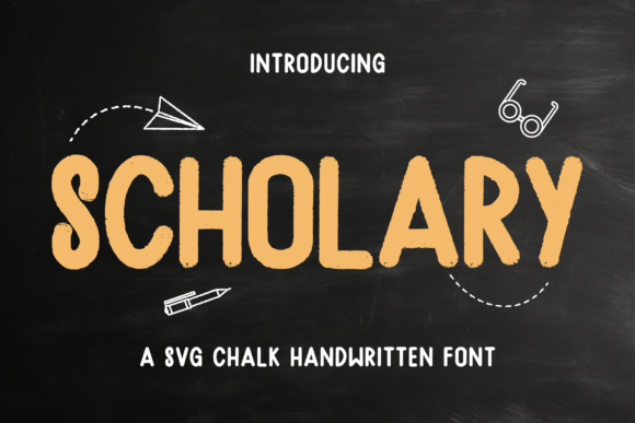 Scholary: A Playful Handwritten Font for Academic and Approachable Branding
