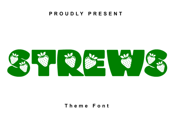 Strews: A Whimsical Font for Crafters and Small Business Designers