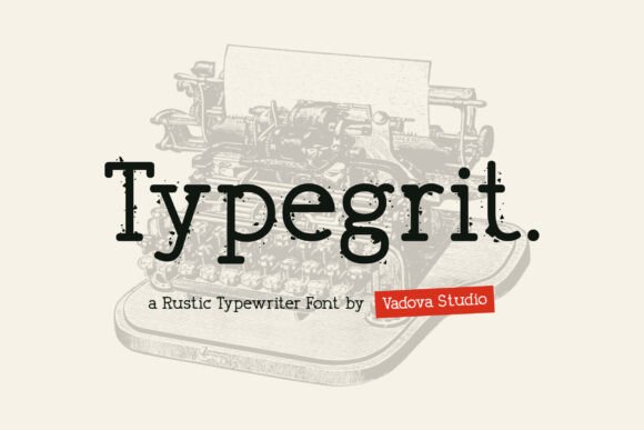 Typegrit: A Rugged Serif Font That Adds Character to Campaign Designs