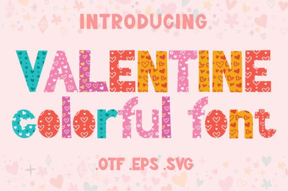 Valentine Colorful Font: A Web Designerβs Take on Love-Inspired Typography