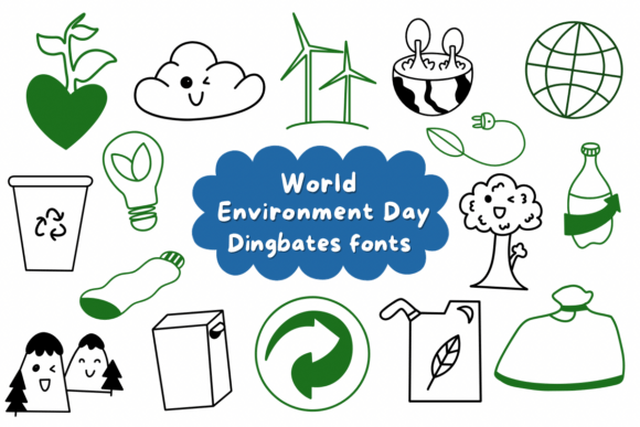 World Environment Day Font for Eco-Friendly Branding and Business Design