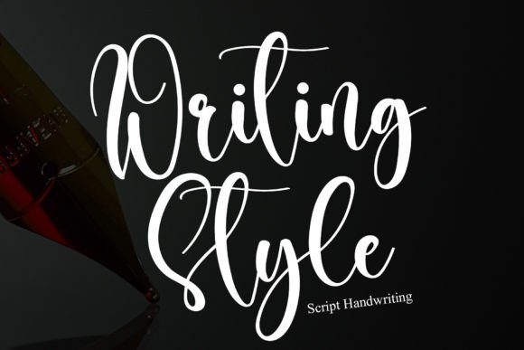Writing Style: Elegant Script Font for Business Branding